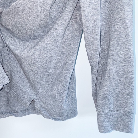 Saks Fifth Oversized Heather Grey Hoodie - Picture 8 of 11